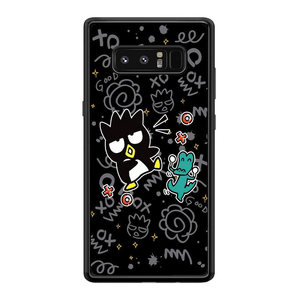 Bad Badtz-Maru The Dance Floor Samsung Galaxy Note 8 Case-Rubber Black (2D Case)-Oxvistore