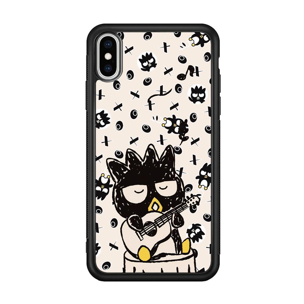 Bad Badtz-Maru When Life is So Busy iPhone Xs Max Case-Rubber Black (2D Case)-Oxvistore