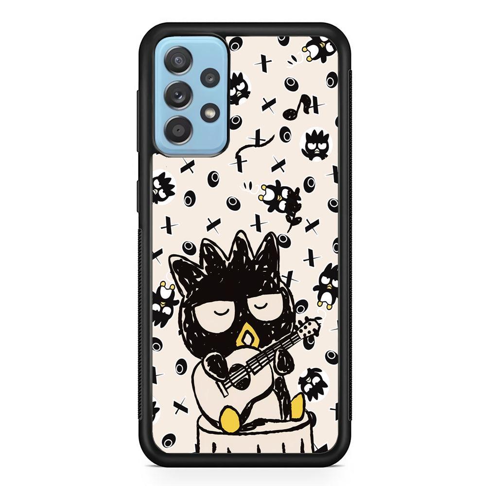 Bad Badtz-Maru When Life is So Busy Samsung Galaxy A72 Case-Rubber Black (2D Case)-Oxvistore