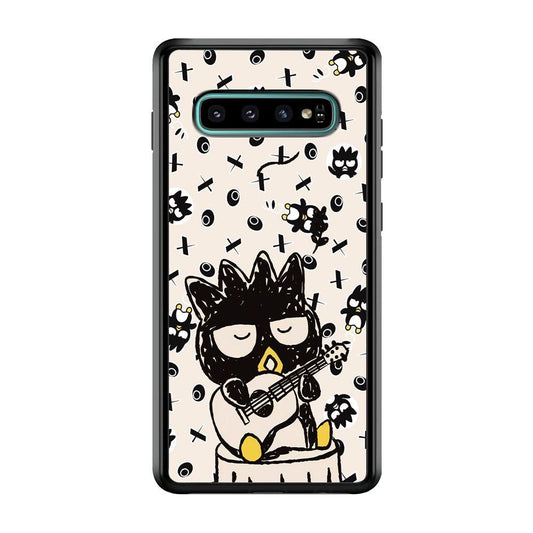 Bad Badtz-Maru When Life is So Busy Samsung Galaxy S10 Case-Rubber Black (2D Case)-Oxvistore