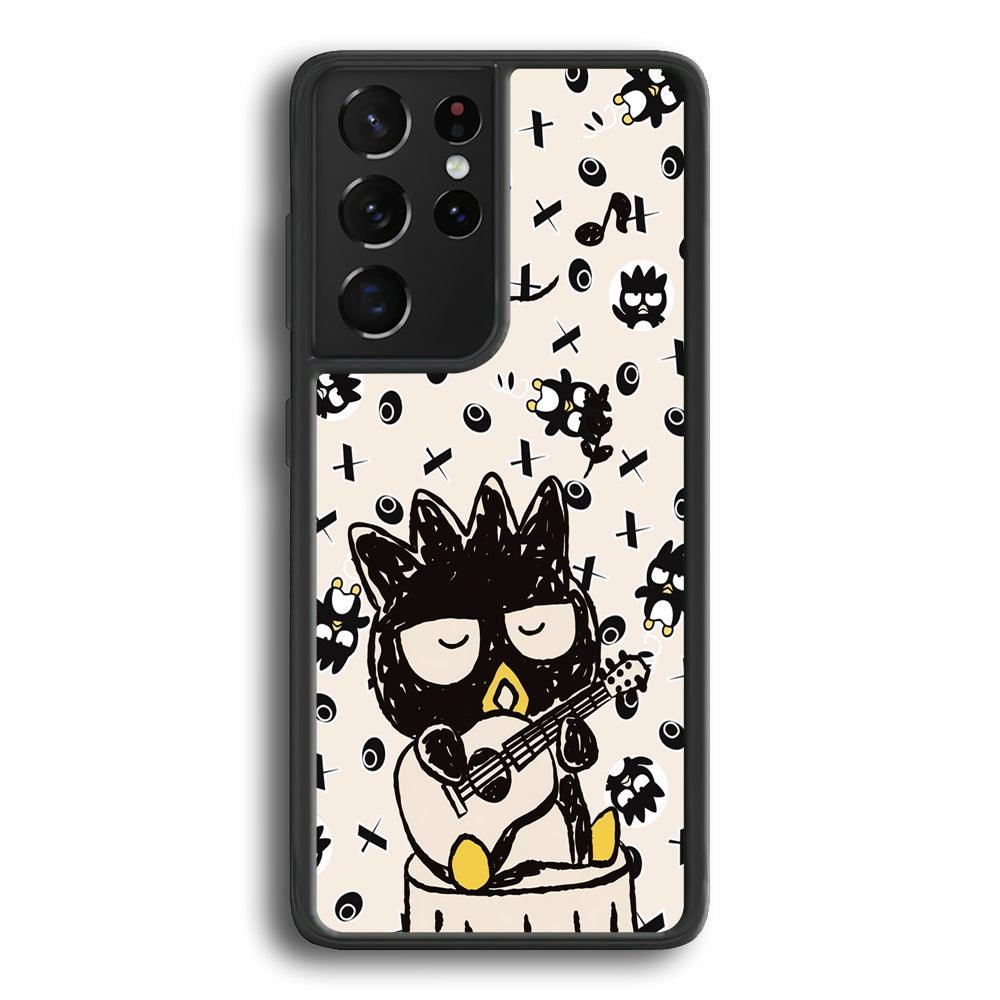 Bad Badtz-Maru When Life is So Busy Samsung Galaxy S21 Ultra Case-Rubber Black (2D Case)-Oxvistore