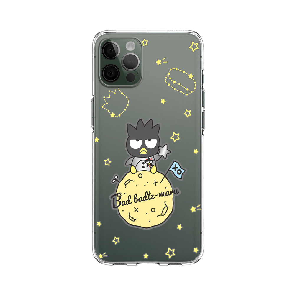 Badtz Maru Landed on the Moon Clear Soft Case