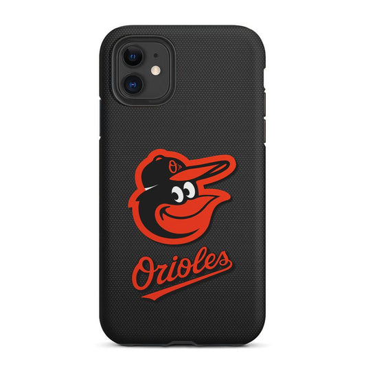 Baltimore Orioles Logo 2 in 1 Tough Phone Case-Oxvistore