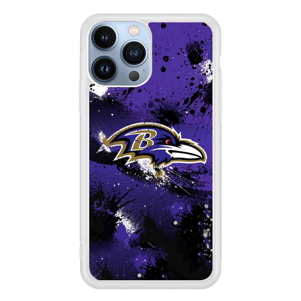 Baltimore Ravens Abstract 2D Rubber Phone Case