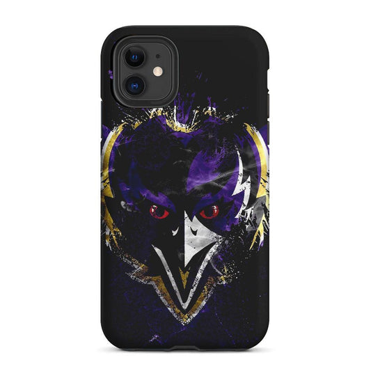 Baltimore Ravens Logo 2 in 1 Tough Phone Case-Oxvistore