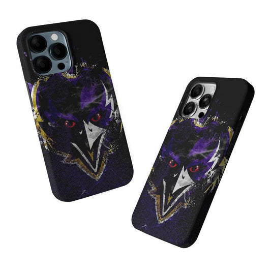 Baltimore Ravens Logo 2 in 1 Tough Phone Case-Oxvistore