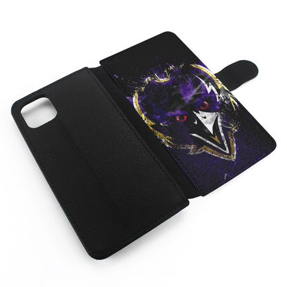 Baltimore Ravens Logo Flip Wallet Phone Case