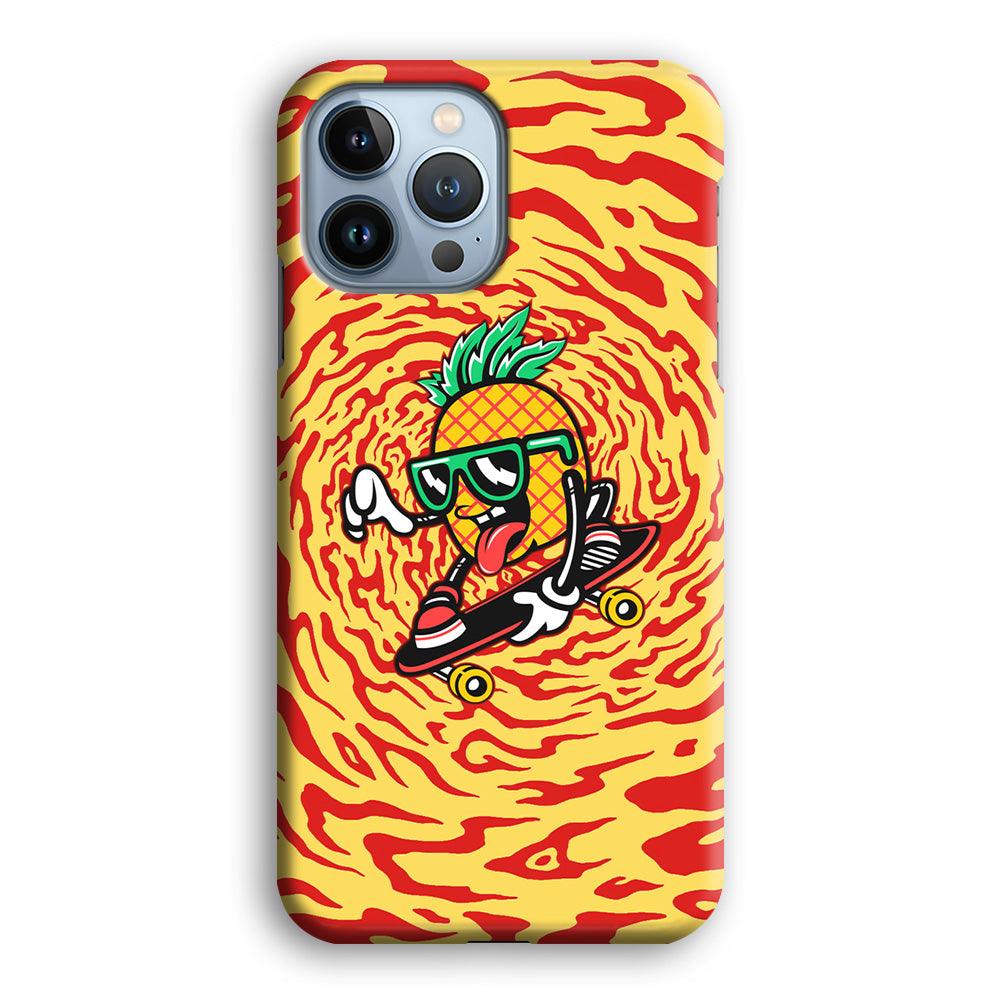 Banana Twisted Skate iPhone 14 Pro Case-Oxvistore