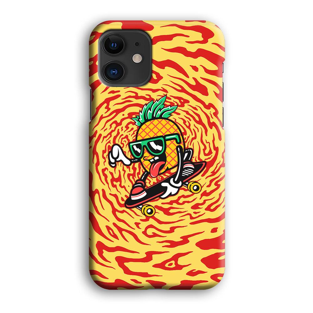 Banana Twisted Skate iPhone 12 Case-Oxvistore