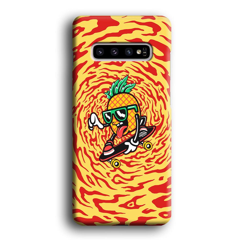 Banana Twisted Skate Samsung Galaxy S10 Case-Oxvistore