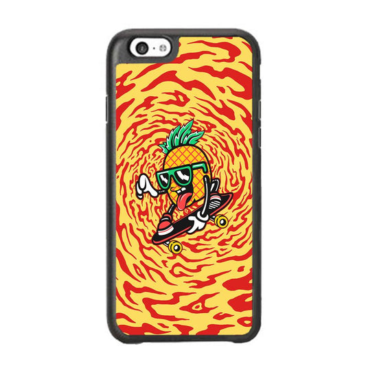Banana Twisted Skate iPhone 6 Plus | 6s Plus Case-Rubber White (2D Case)-Oxvistore