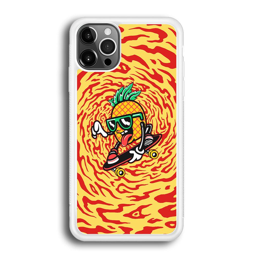 Banana Twisted Skate iPhone 12 Pro Case-Oxvistore