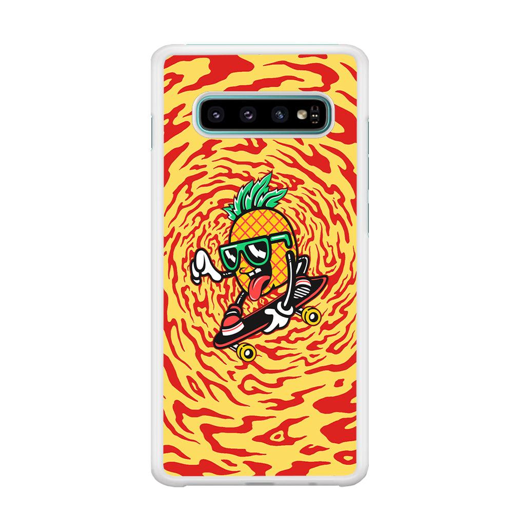 Banana Twisted Skate Samsung Galaxy S10 Plus Case-Oxvistore