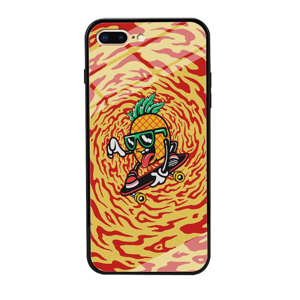 Banana Twisted Skate iPhone 8 Plus Case-Oxvistore