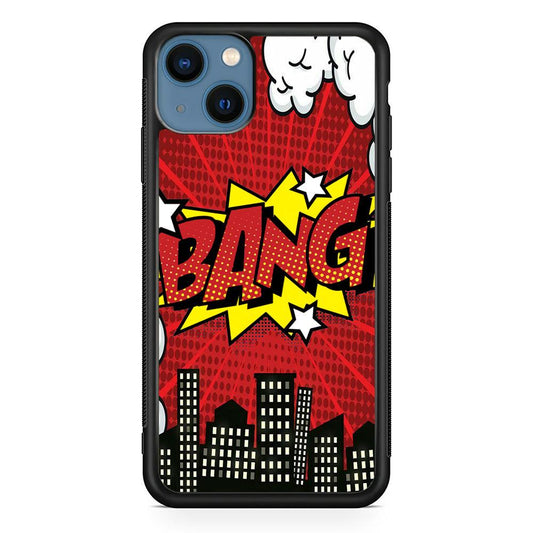 Bang Town iPhone 13 Case-Rubber Black (2D Case)-Oxvistore