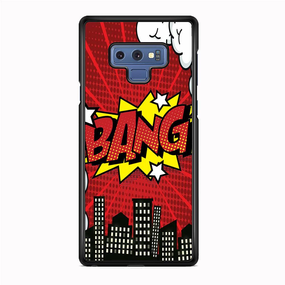 Bang Town Samsung Galaxy Note 9 Case-Rubber White (2D Case)-Oxvistore