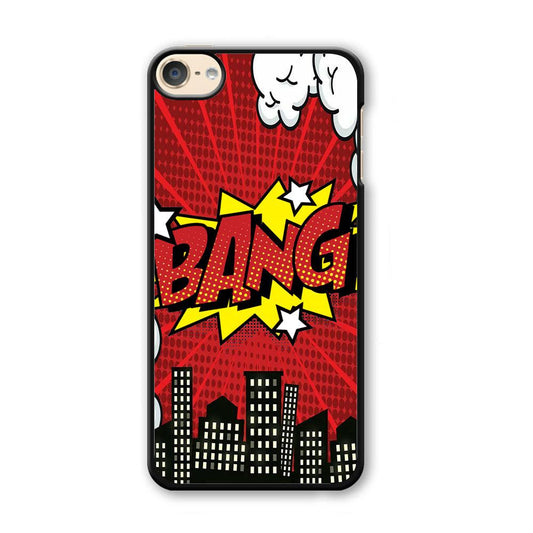 Bang Town iPod Touch 6 Case-Plastic White (2D Case)-Oxvistore