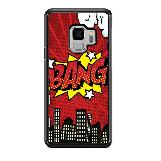 Bang Town Samsung Galaxy S9 Case-Rubber Black (2D Case)-Oxvistore