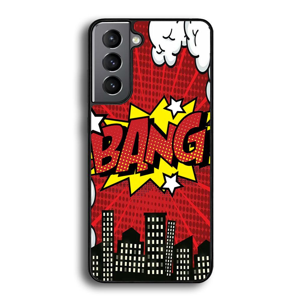 Bang Town Samsung Galaxy S22 Case-Rubber White (2D Case)-Oxvistore