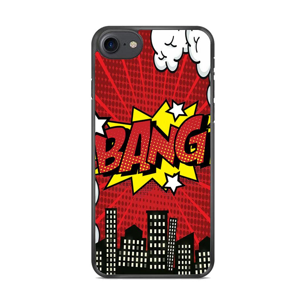 Bang Town iPhone 7 Case-Rubber White (2D Case)-Oxvistore