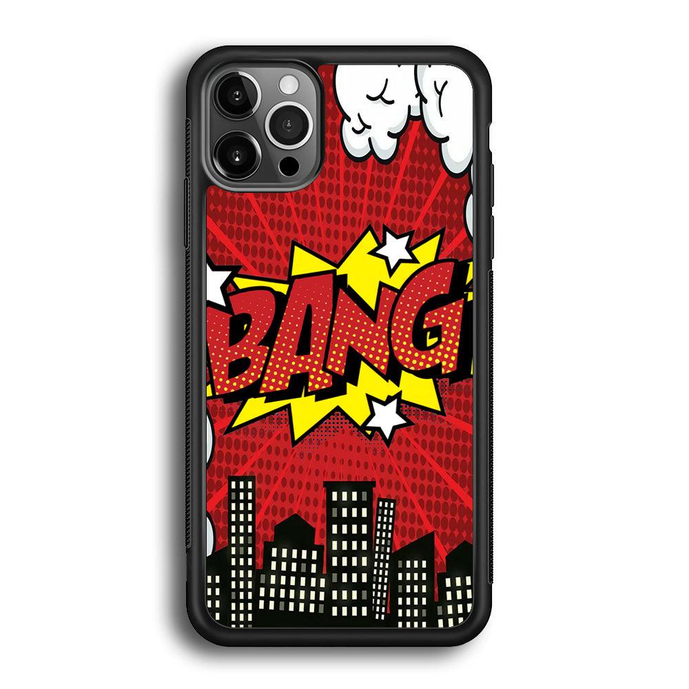 Bang Town iPhone 12 Pro Max Case-Rubber Black (2D Case)-Oxvistore