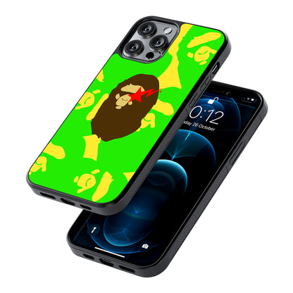 Bape Green Screen 2D Rubber Phone Case-Oxvistore
