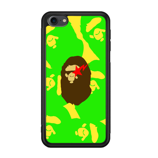 Bape Green Screen iPod Touch 6 Case-Rubber Black (2D Case)-Oxvistore