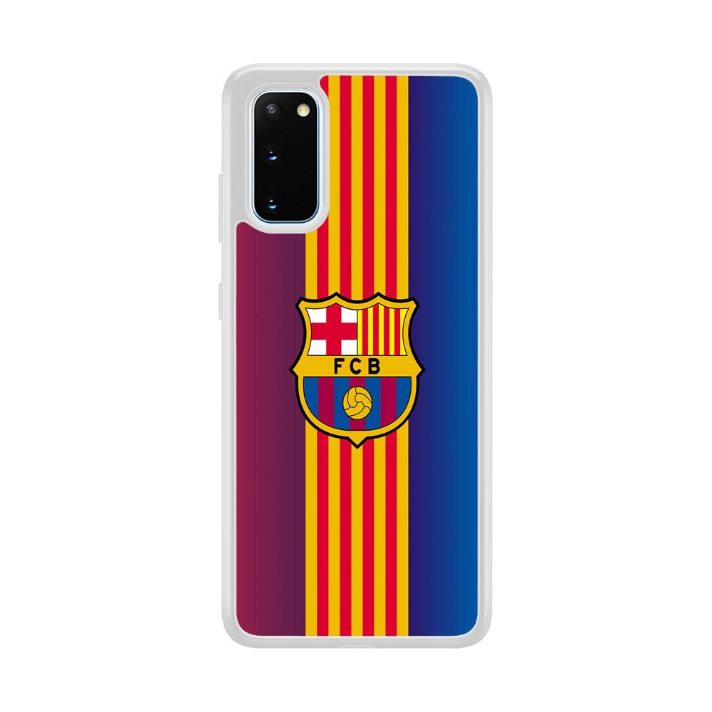 Barcelona FC Gradation Wings Samsung Galaxy S20 Case-Oxvistore