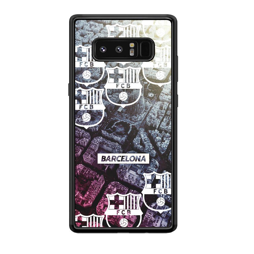 Barcelona FC Light from The City Samsung Galaxy Note 8 Case-Oxvistore