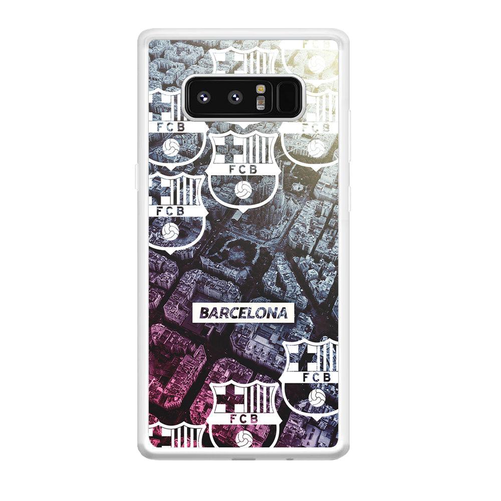 Barcelona FC Light from The City Samsung Galaxy Note 8 Case-Oxvistore