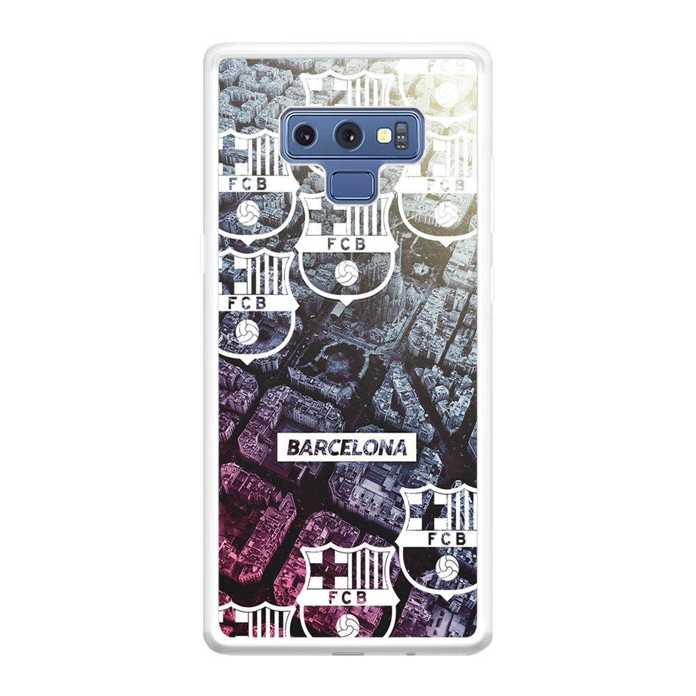 Barcelona FC Light from The City Samsung Galaxy Note 9 Case-Oxvistore