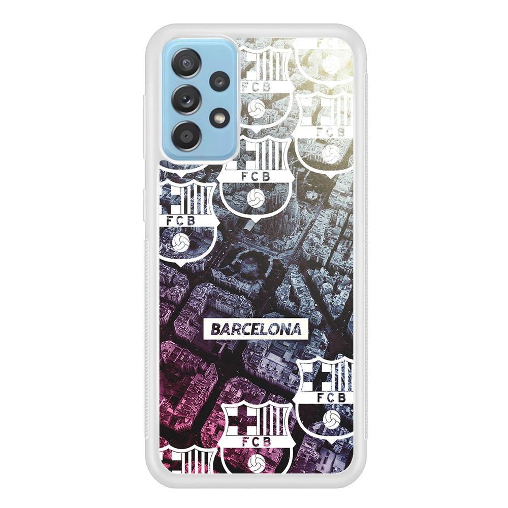 Barcelona FC Light from The City Samsung Galaxy A52 Case-Oxvistore