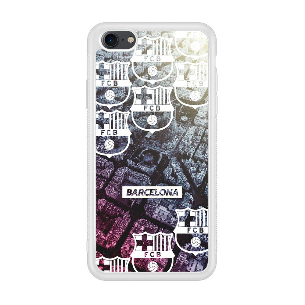 Barcelona FC Light from The City iPhone 8 Case-Oxvistore