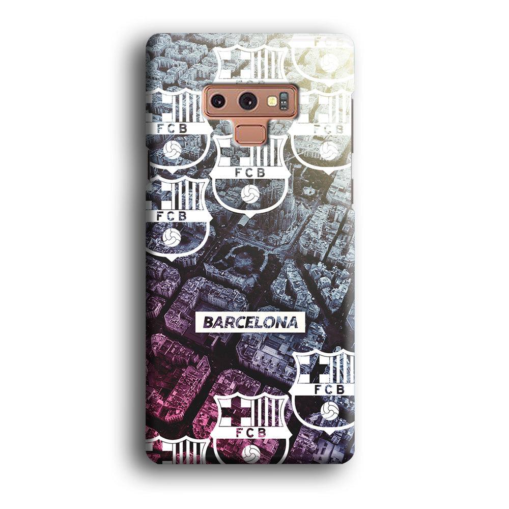 Barcelona FC Light from The City Samsung Galaxy Note 9 Case-Oxvistore