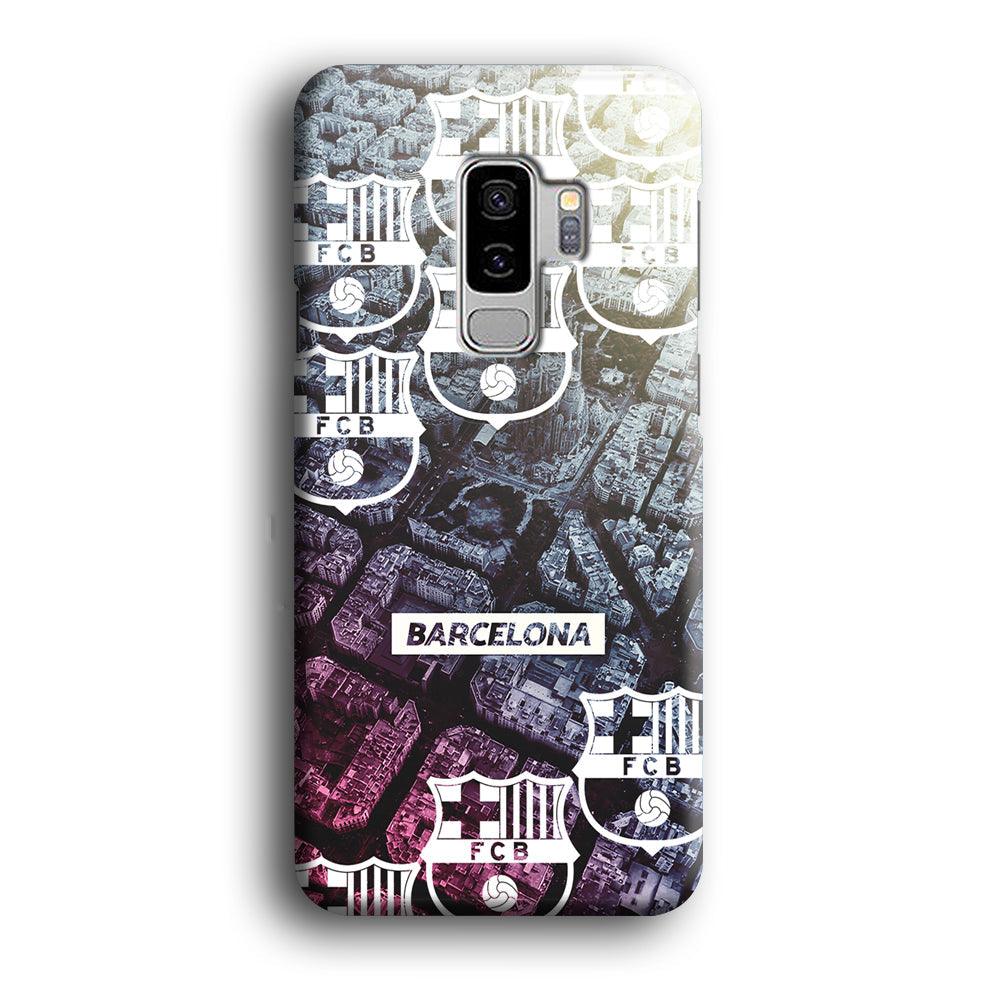 Barcelona FC Light from The City Samsung Galaxy S9 Plus Case-Oxvistore