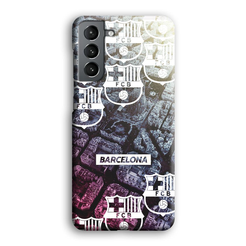 Barcelona FC Light from The City Samsung Galaxy S21 Case-Oxvistore