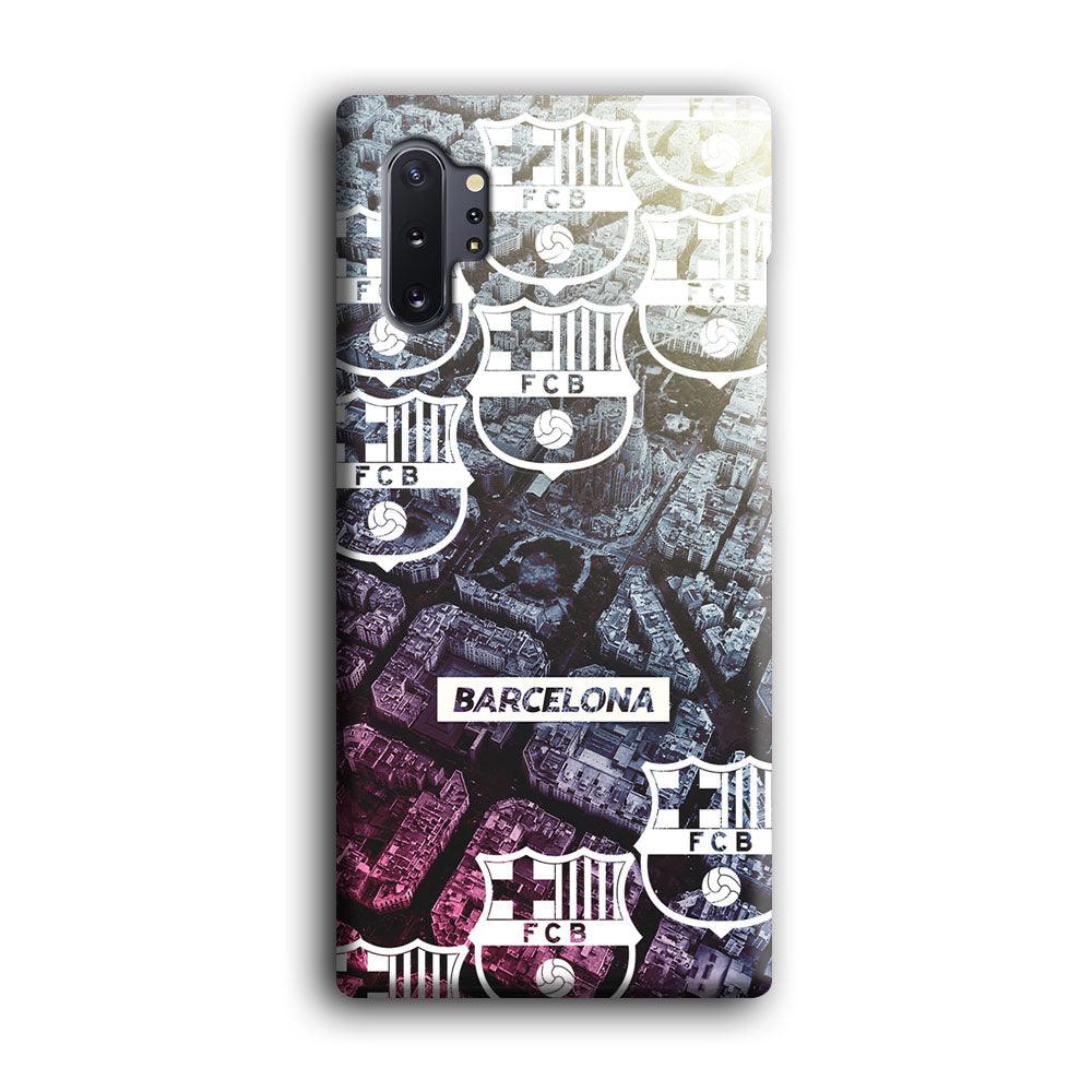 Barcelona FC Light from The City Samsung Galaxy Note 10 Plus Case-Oxvistore