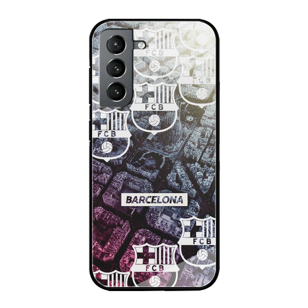 Barcelona FC Light from The City Samsung Galaxy S21 Case-Oxvistore