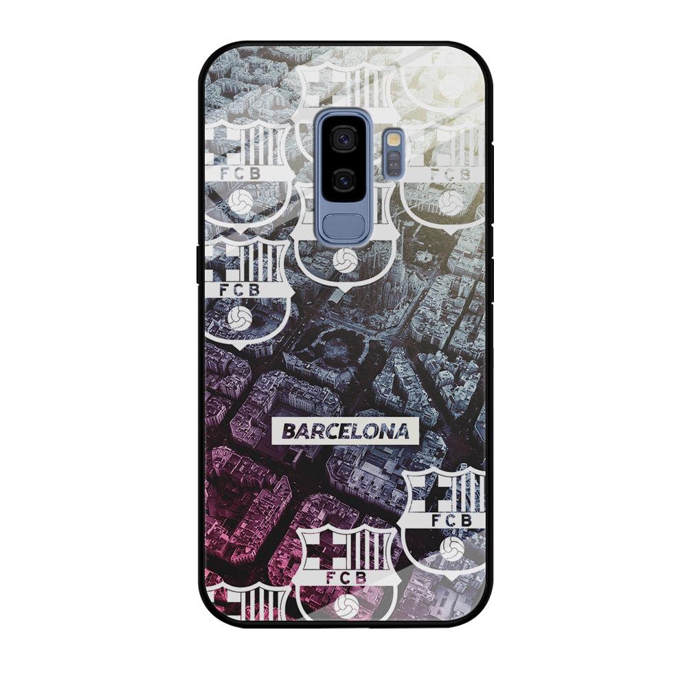 Barcelona FC Light from The City Samsung Galaxy S9 Plus Case-Oxvistore