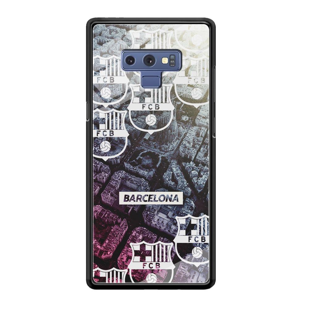 Barcelona FC Light from The City Samsung Galaxy Note 9 Case-Oxvistore