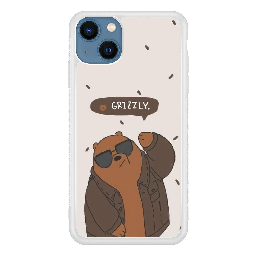 Bare Bears Grizzly iPhone 14 Plus Case-Oxvistore