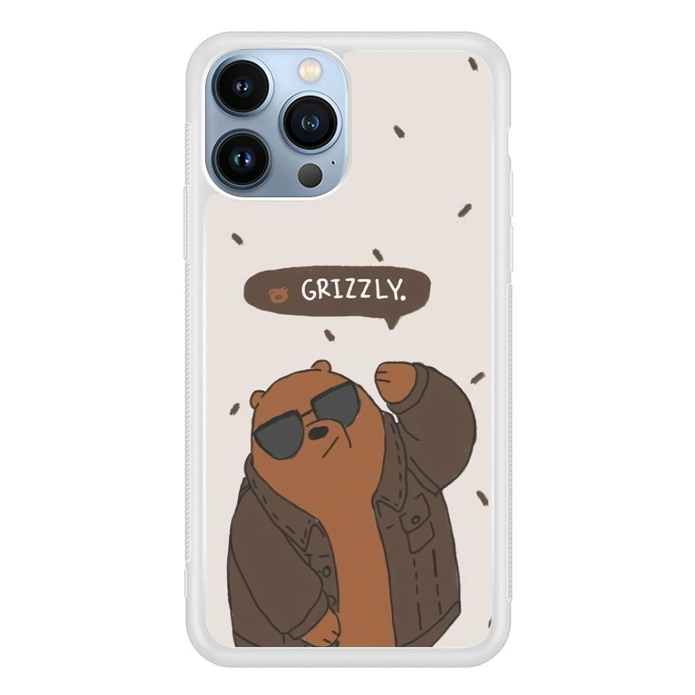 Bare Bears Grizzly iPhone 13 Pro Case-Oxvistore