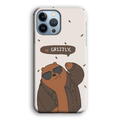 Bare Bears Grizzly iPhone 13 Pro Case-Oxvistore