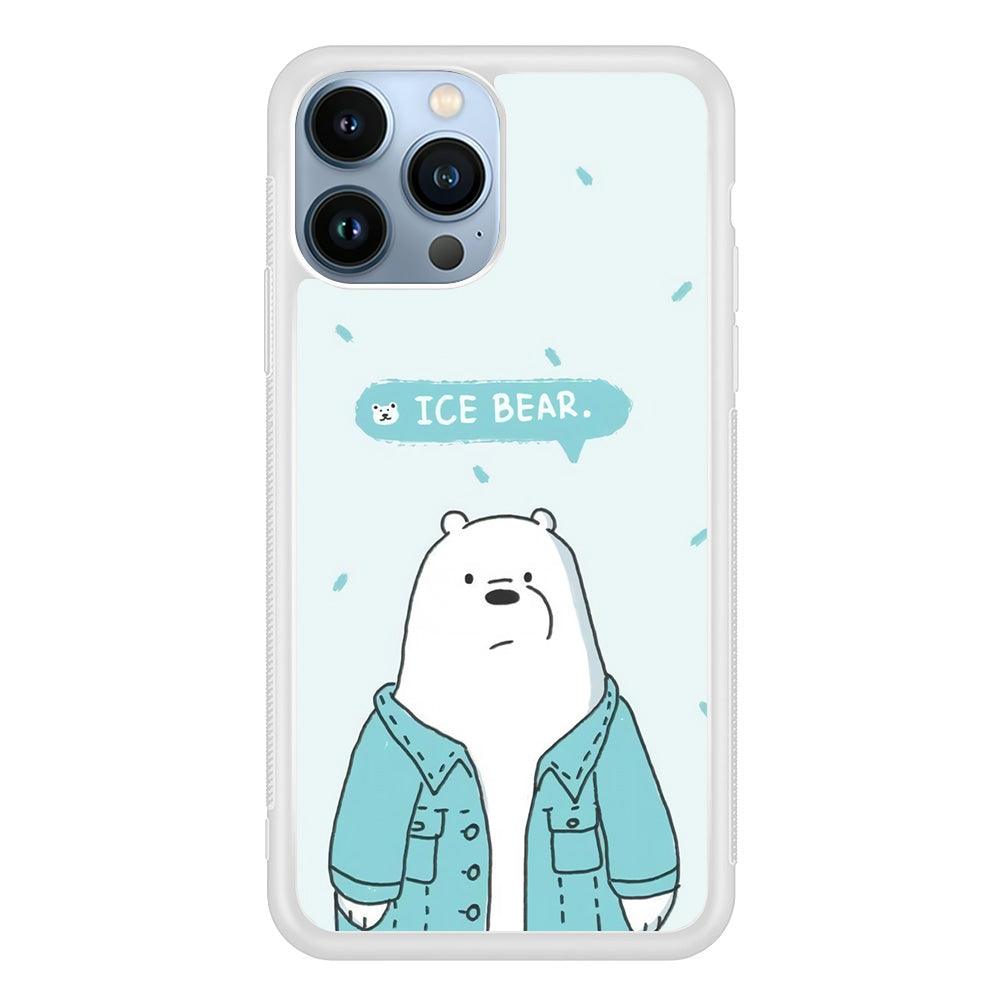 Bare Bears Ice Bear iPhone 13 Pro Case-Oxvistore