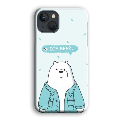 Bare Bears Ice Bear iPhone 14 Case-Oxvistore