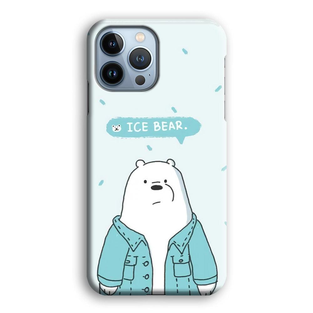 Bare Bears Ice Bear iPhone 14 Pro Max Case-Oxvistore