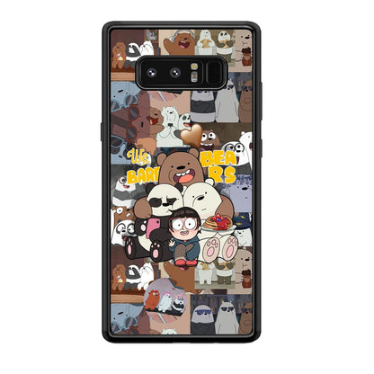 Bare Bears One Love as Family Samsung Galaxy Note 8 Case-Oxvistore