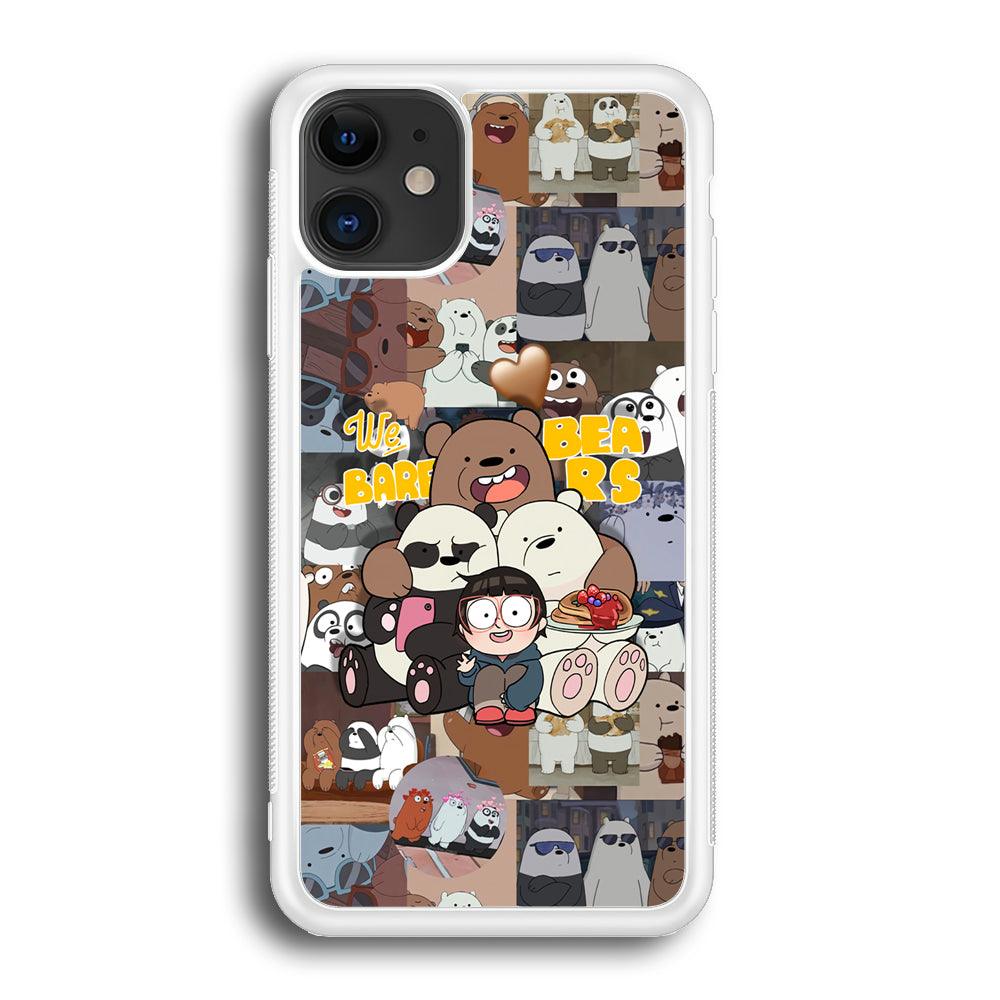 Bare Bears One Love as Family iPhone 12 Case-Oxvistore