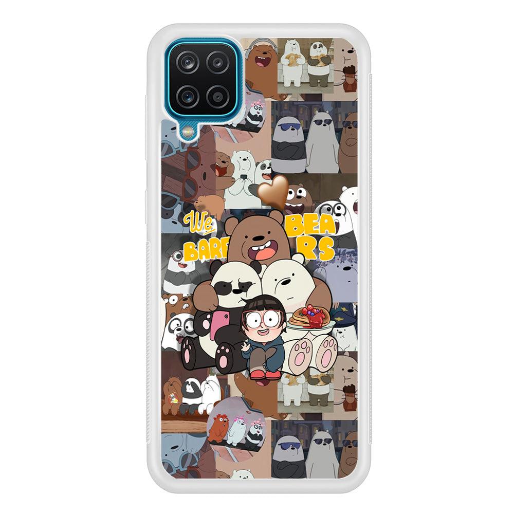 Bare Bears One Love as Family Samsung Galaxy A12 Case-Oxvistore