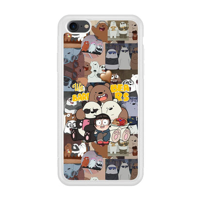 Bare Bears One Love as Family iPhone 8 Case-Oxvistore